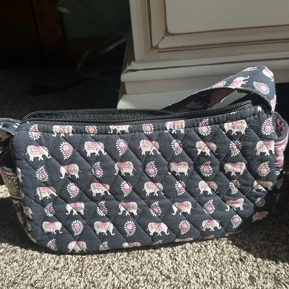 Vera Bradley pink elephants purse - Picture 2 of 2